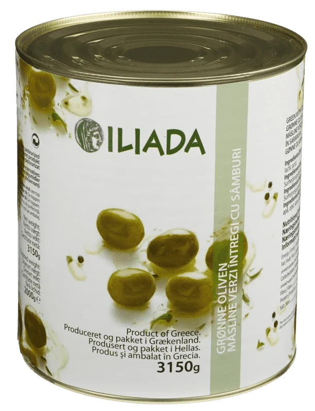Iliada Grønne Oliven 3,15kg