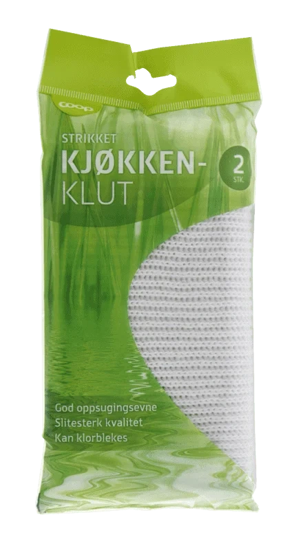 Coop Strikket Kjøkkenklut 2pk