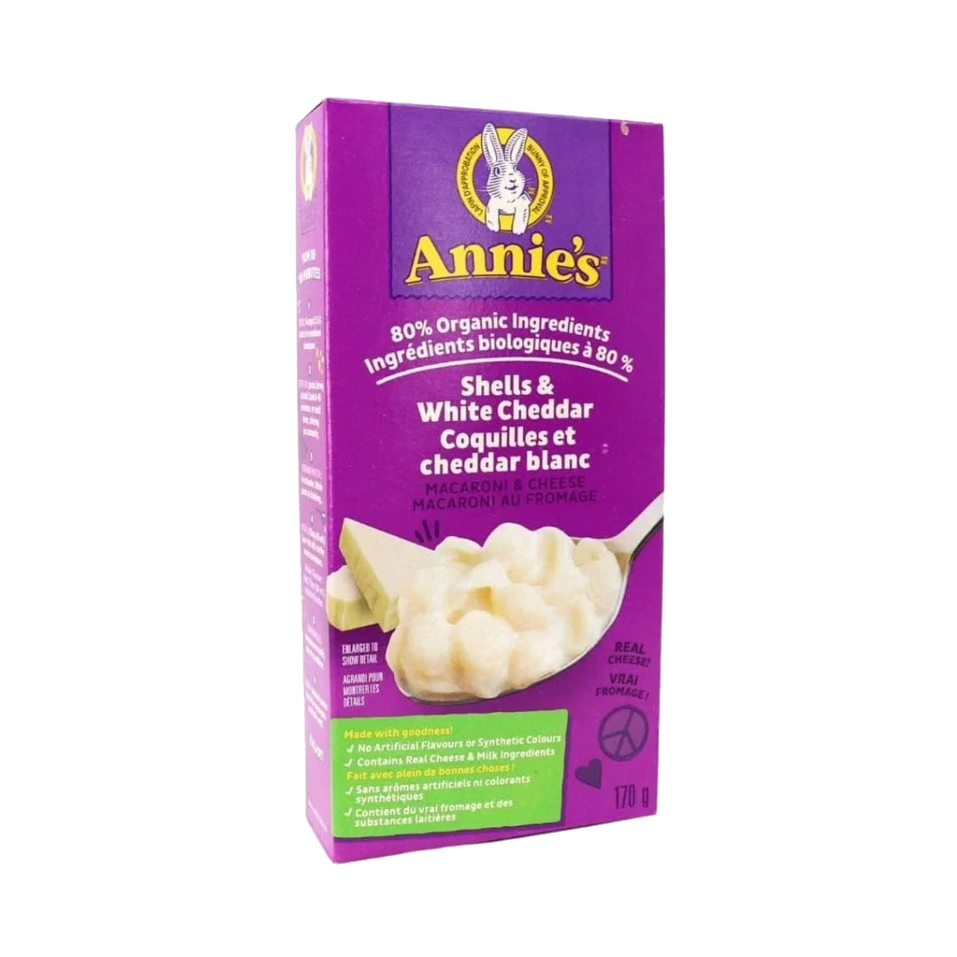 Annie's Mac N' Cheese White Cheddar Shells 170 g
