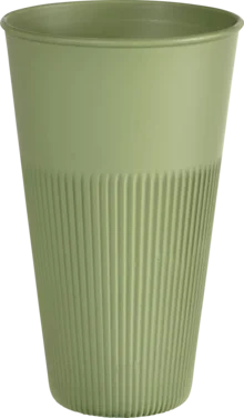 Drikkeglass Stripes Pp Gjenbrukbar 48cl Grønn