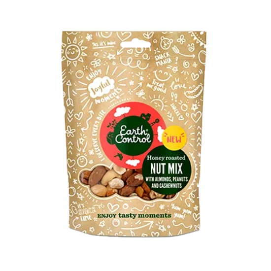 Earth Control Nøttemix Honning 125g