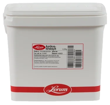 Aprikos-ferskensyltetøy 9kg Lerum