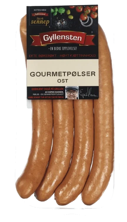 Gourmetpølse Ost 360g Gyllensten