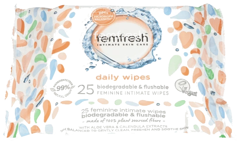 Femfresh Daily Intimate Wipes 25pcs