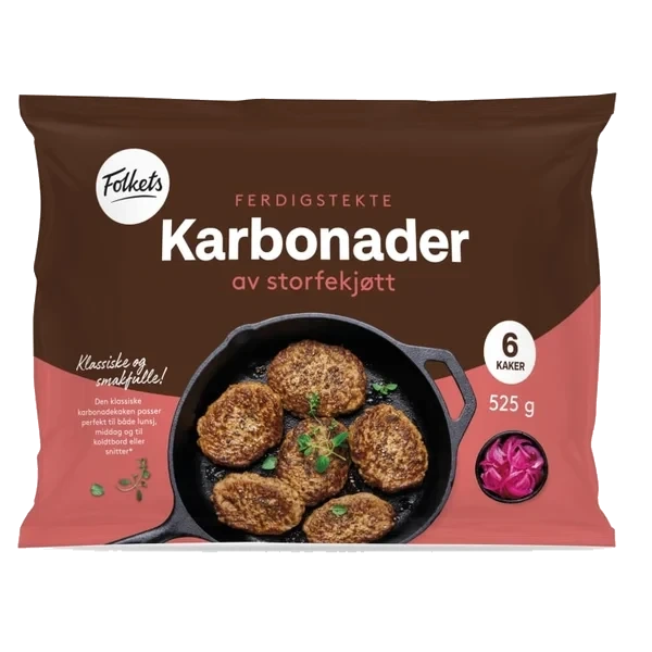 Karbonader 525g Folkets