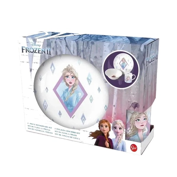 Spisesett i Keramikk - Frozen II