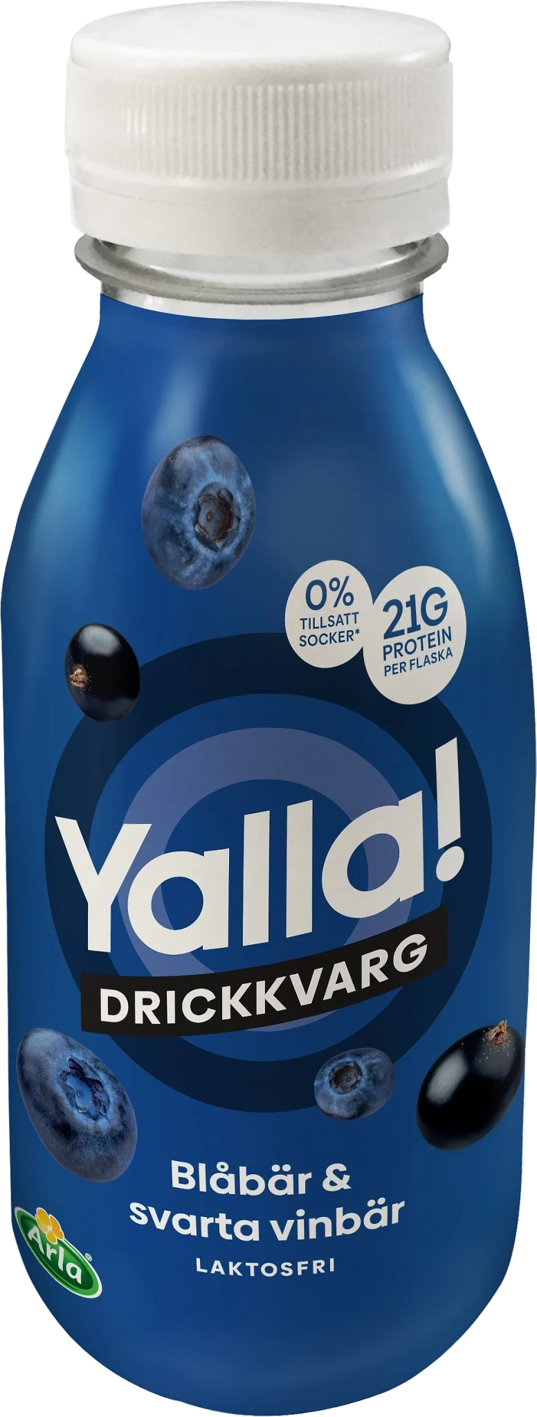Drickkvarg blåbär / svarta vinbär 350 ml