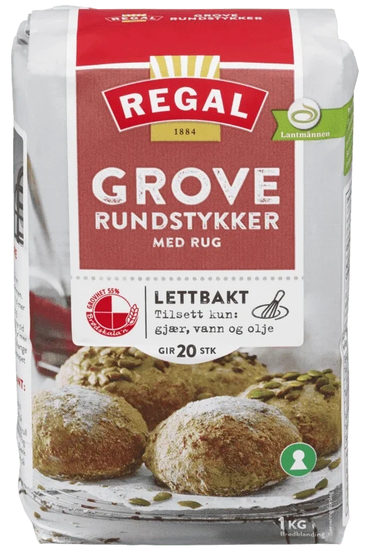 Rundstykker Grove 1kg Regal