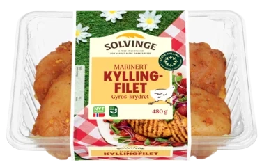 Marinert Kyllingfilet Gyros 