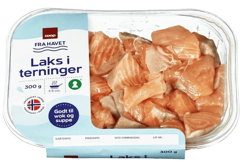 Coop Laks i Terninger 300g