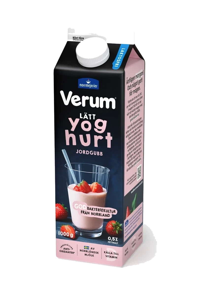 Lätt yoghurt 0.5% Laktosfr Jordgubb