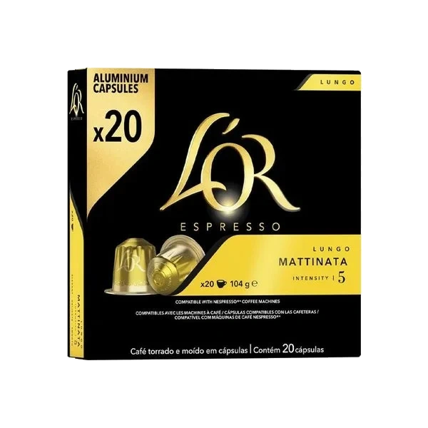 Lungo Mattinata Kaffekapsler x20