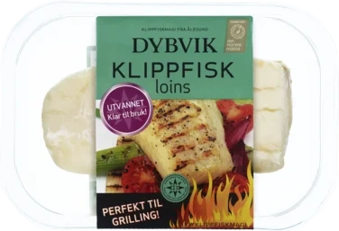 Klippfisk Loins Ferdig Utvannet 300g Dybvik