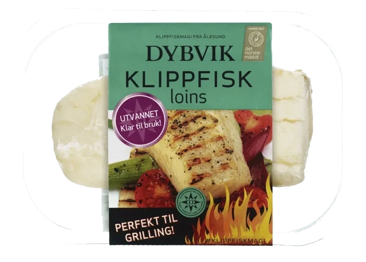 Klippfisk Loins Ferdig Utvannet 300g Dybvik