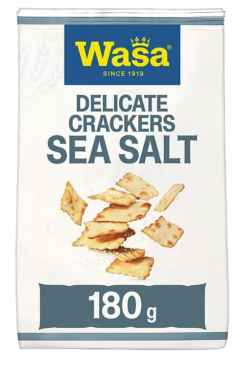 Delicate Crackers Sea Salt 180g Wasa