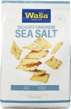 Wasa Kjeks Delicate Crackers Sea Salt 180g