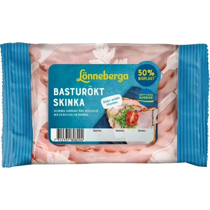 Skinka Basturökt 120g Lönneberga