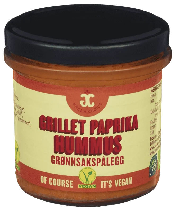 Green Choice Hummus Grillet Paprika 135g