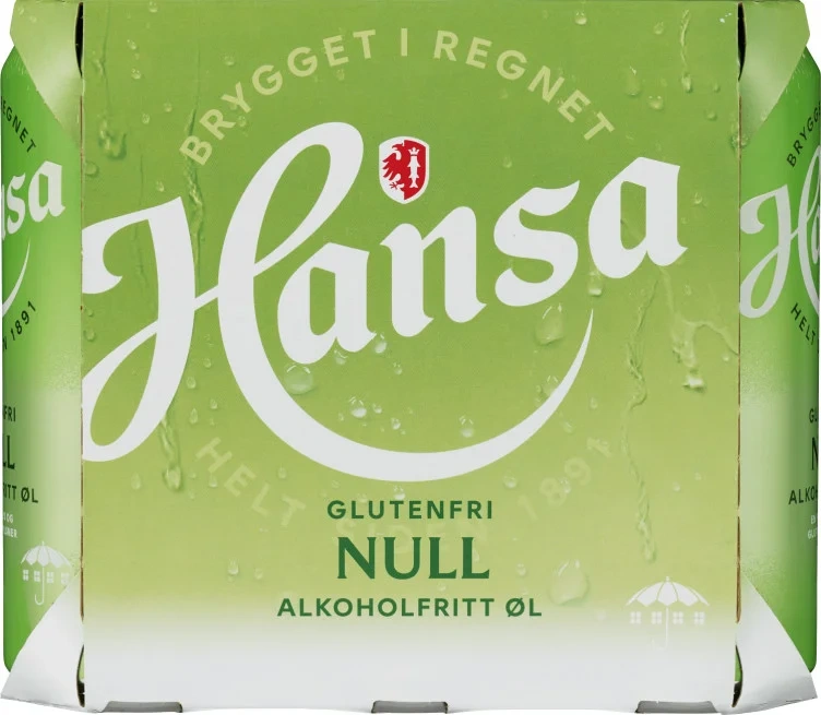 Hansa Null% 0,5lx6 boks