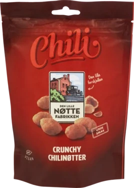 Chilinøtter 160g Den Lille Nøttefabrikken