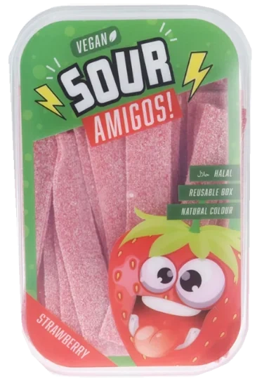 Sour Amigos Strawberry 300g