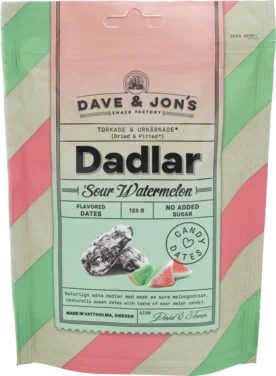 Dave&Jon's Dadler Sur Vannmelon 125g