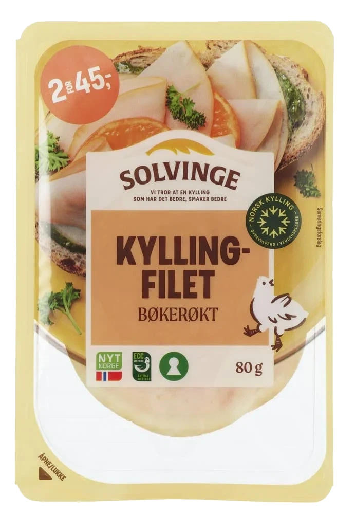 Kyllingfilet bøkerøkt