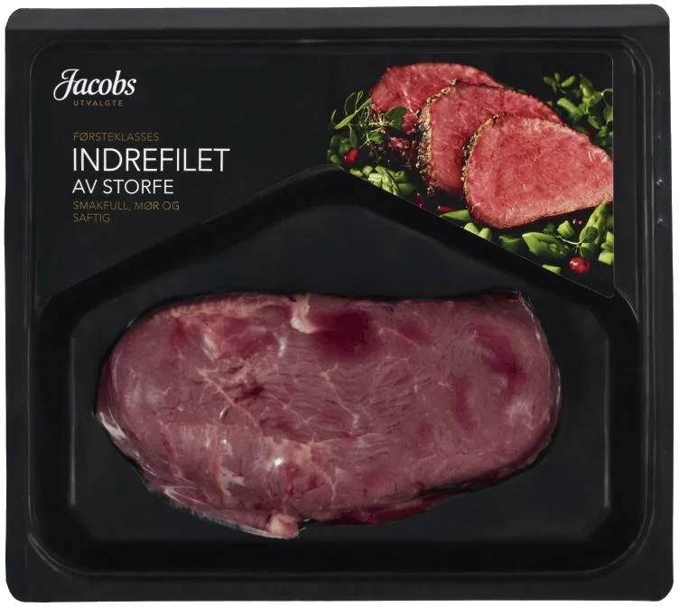Storfe Indrefilet Ca170g Jacobs Utvalgte