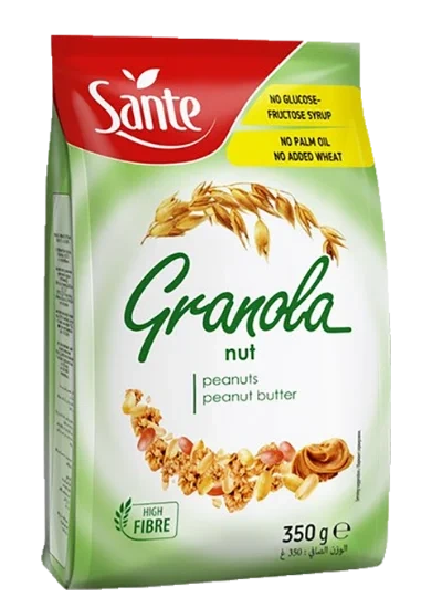 Sante Granola Med Nøtter 350g