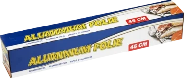 Aluminiumsfolie 45cm, 14my Cutbox 6stk