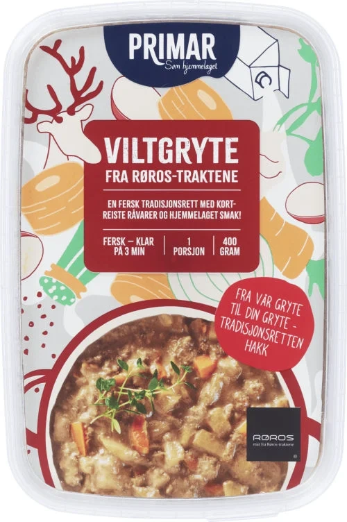 Viltgryte fra Røros-Traktene 400g Primar