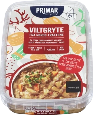 Viltgryte fra Røros-Traktene 400g Primar