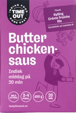 Butter Chicken Saus (Kartong 10 x 100g)