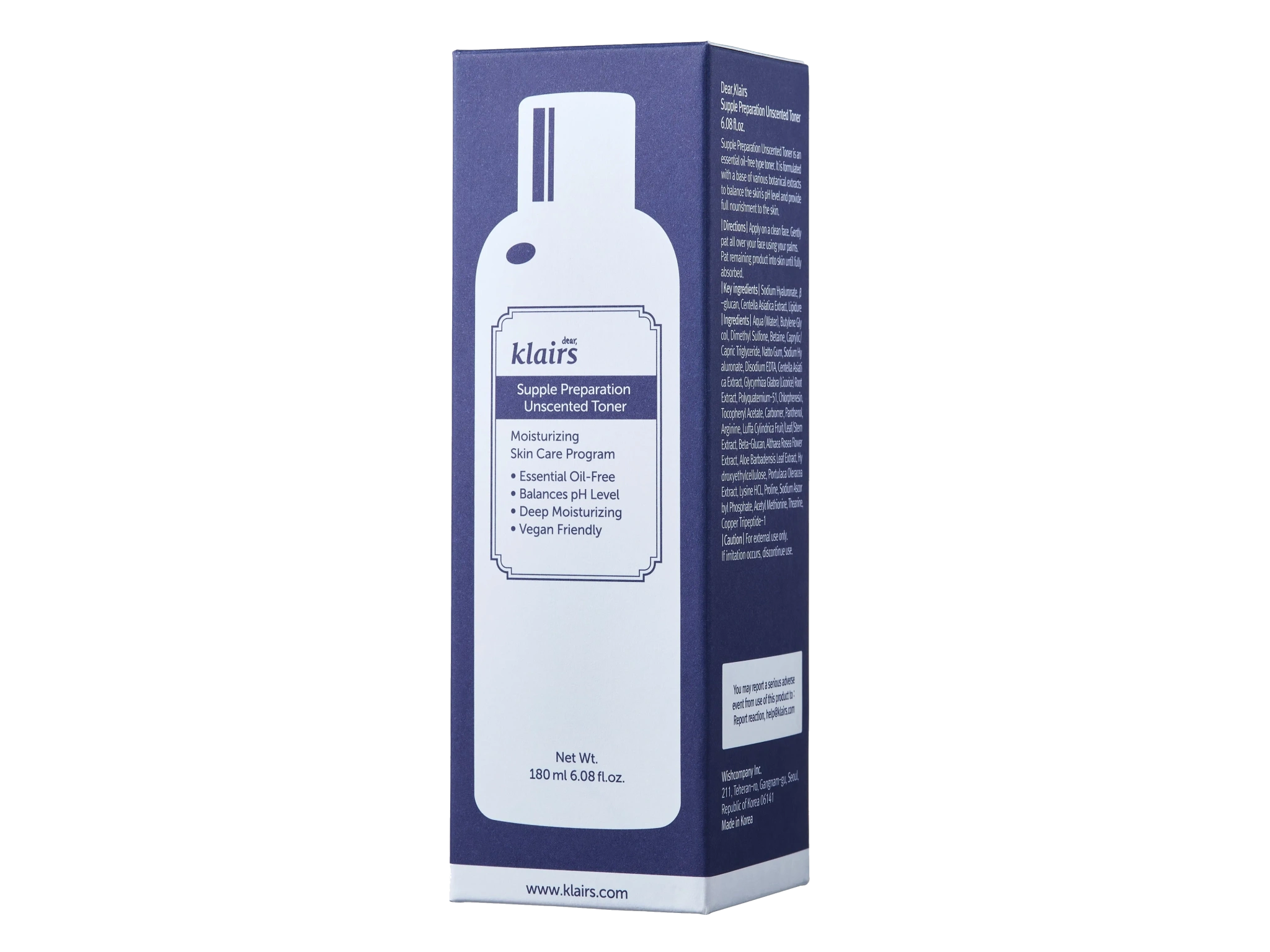 Klairs Supple Preparation Unscented Toner, 180 ml