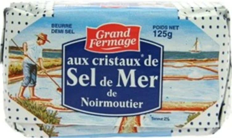 Fransk Smør m/Havsalt 125 g Grand Fermage