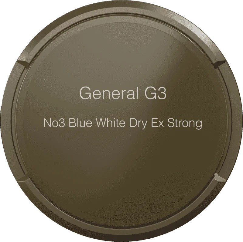 General G3 No3 Blue White Extra Strong 16,6g