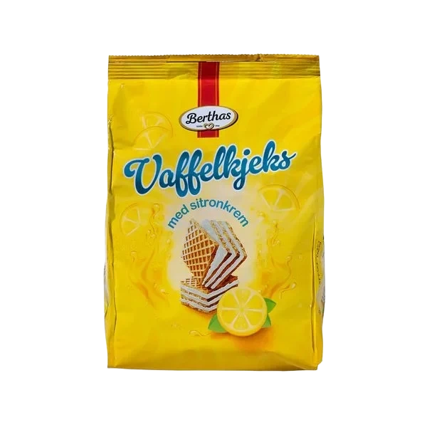 Vaffelkjeks med Sitron