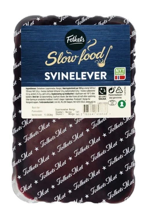 Svinelever Ca500g Folkets