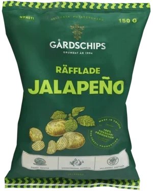 Potatischips Riflet Jalapeno 150g Gårdschips