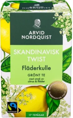 Arvid Nordquist Fairtrade Fläderkulle Grønn Te 17st