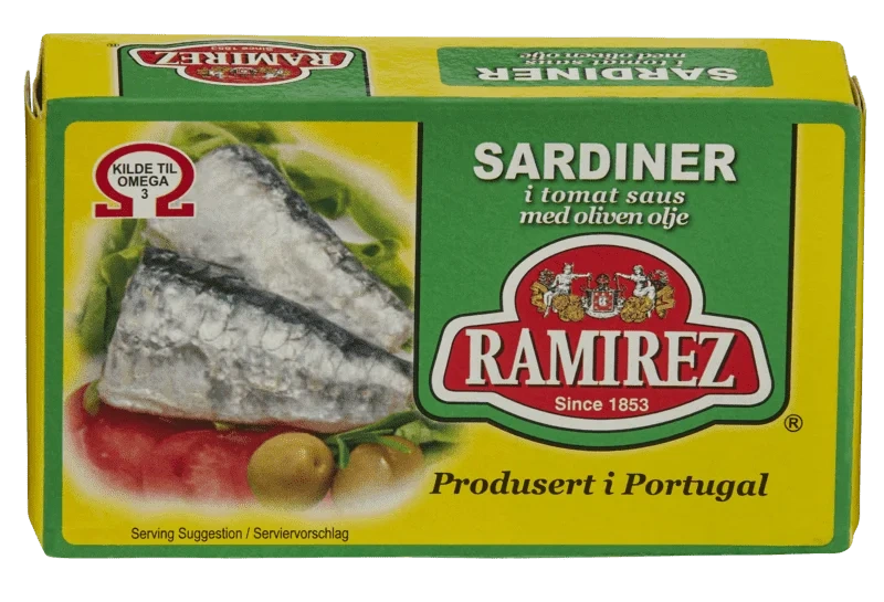 Ramirez Sardiner i Tomatsaus 124g