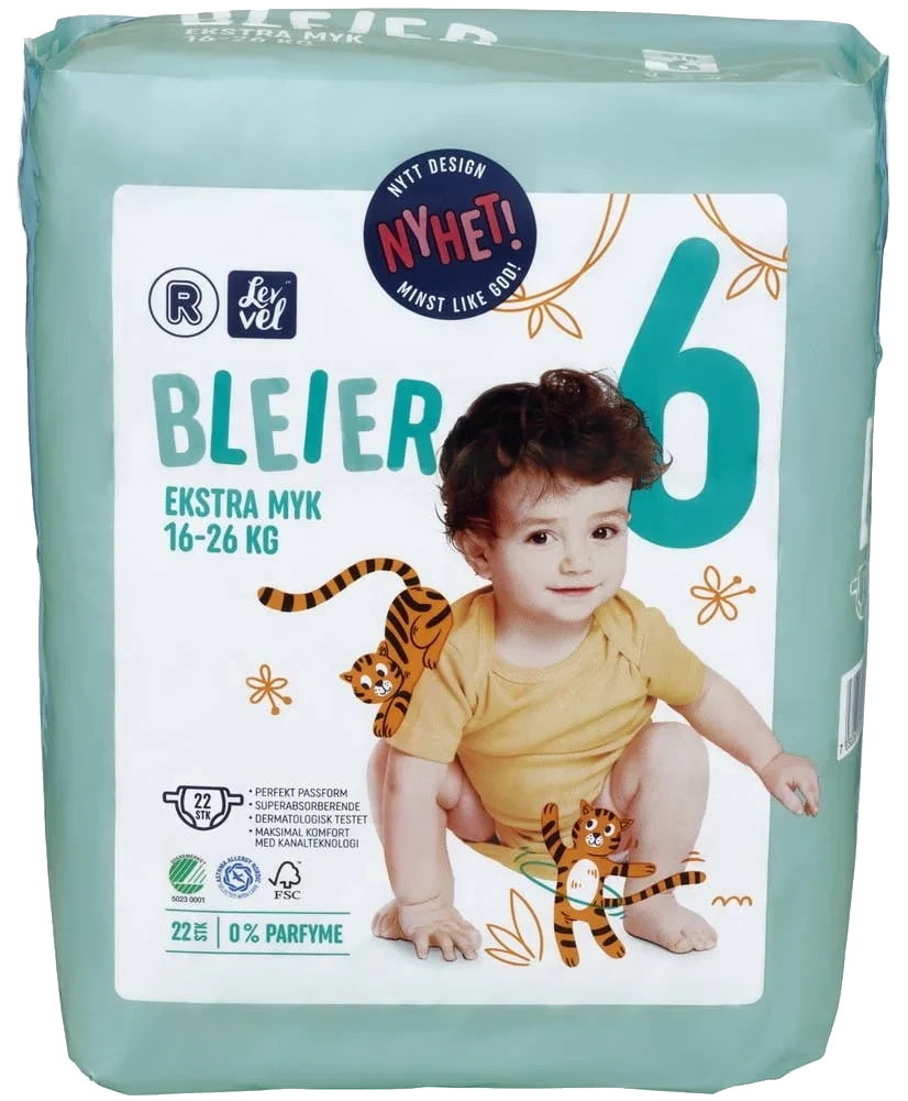 Lev Vel bleier XL Str. 6, 15-30kg, 22 stk