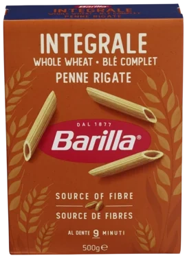 Barilla Pasta Penne Rigate Fullkorn 500g
