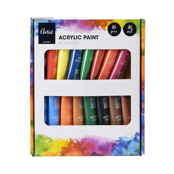 Akrylmaling 16-pk
