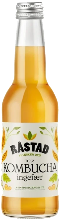 Kombucha Ingefær 0,33l flaske Råstad