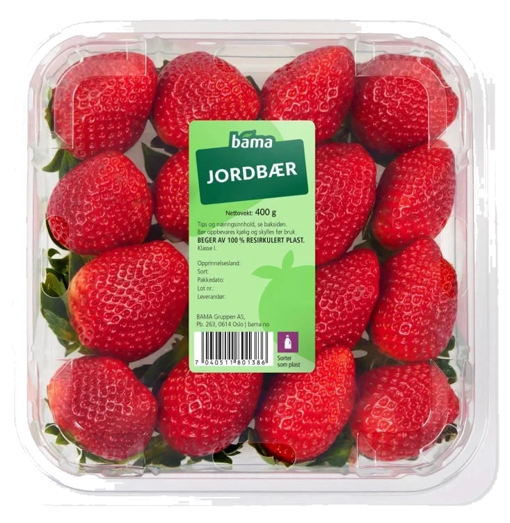 Jordbær 400g Import