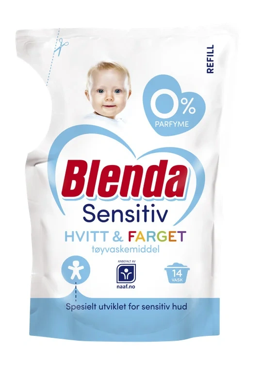 Blenda Sensitive Flytende 490ml Refill
