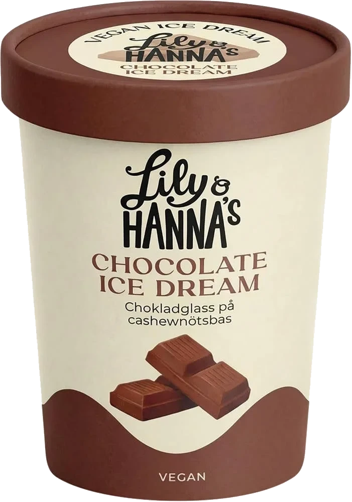 Vegansk Glass Chocolate Ice Dream