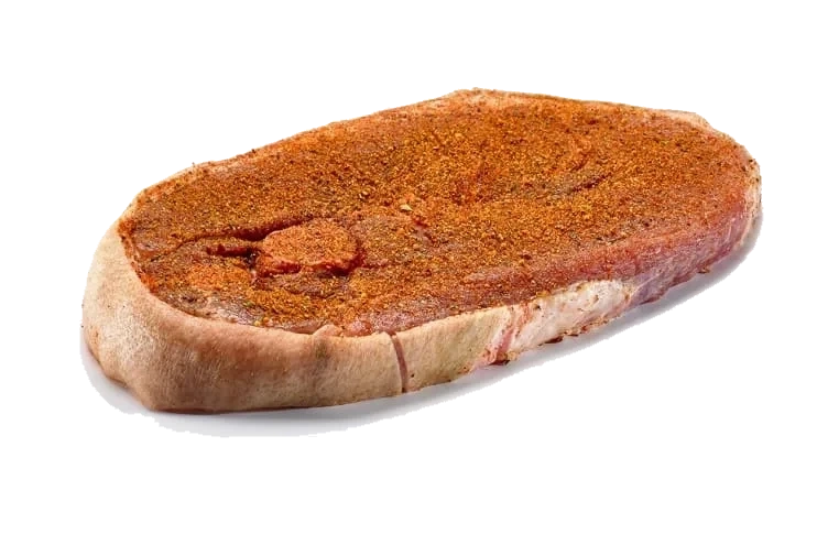 Flintstek Av Svin Krydret pr Kg