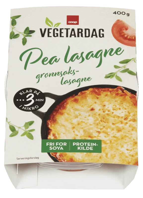 Coop Vegetardag Pea Lasagne 400g